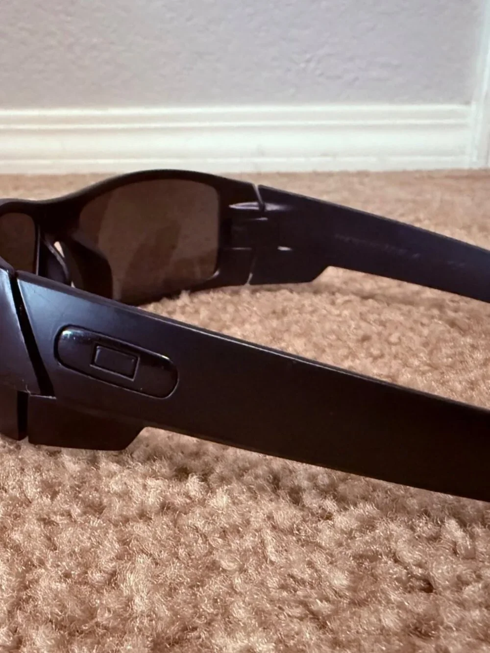 ( OO9014 ) Oakley Gascan Black Matte Frame Chrome Iridium Lens - Picture 4 of 11